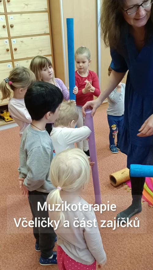 Včeličky a&nbsp;část Zajíčků - muzikoterapie 1